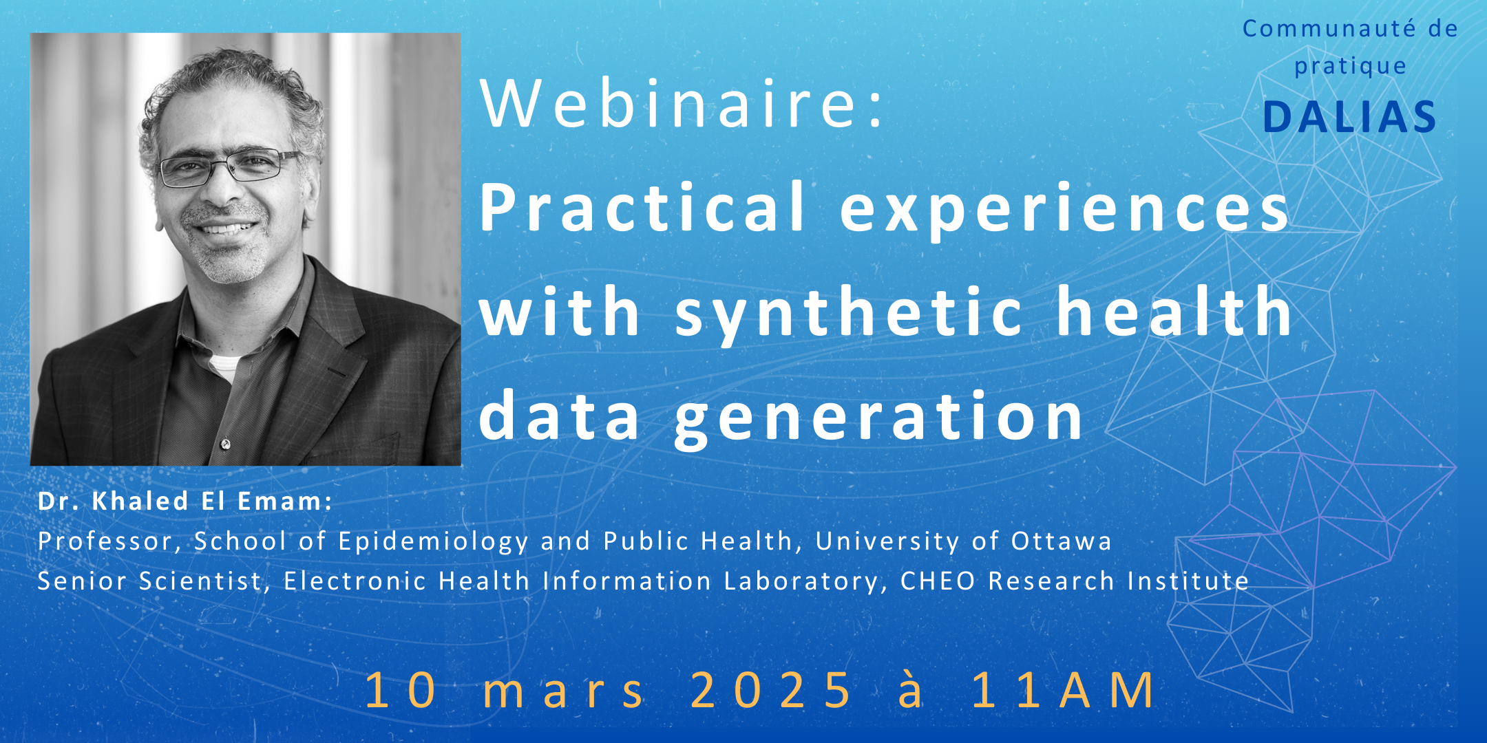 Webinar Recording: Practical experiences with synthetic health data generation
